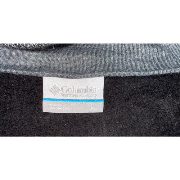 COLUMBIA XL Great Hart Mountain III Half Zip gray MENS Jacket NEW - Picture 5 of 8